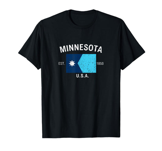 Flag of Minnesota Shirt 2024 New Minnesota State Flag T-Shirt