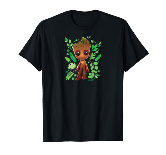 Guardians Of The Galaxy - Baby Groot Leaf T-Shirt