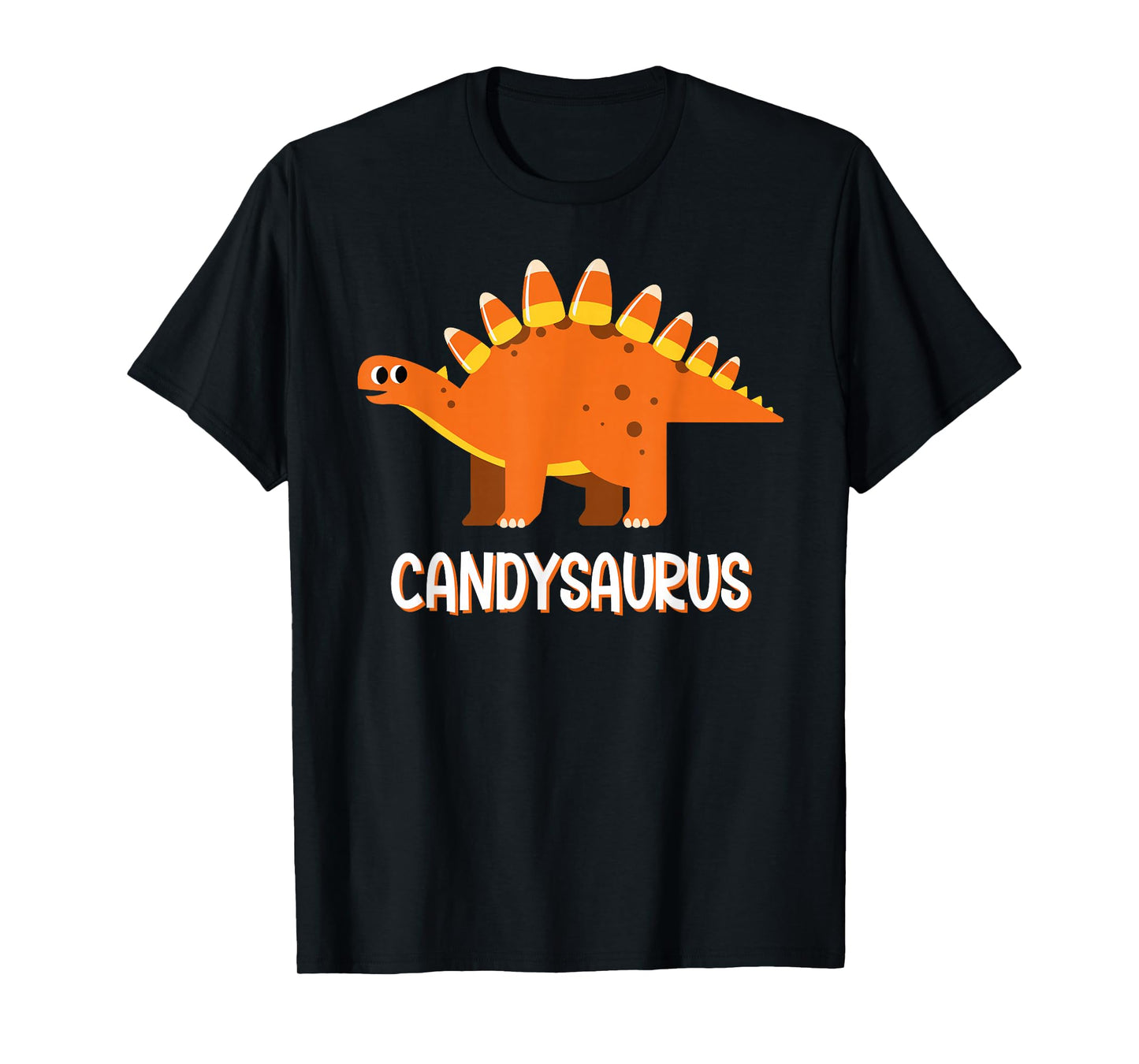 Funny Candysaurus Candy Corn Dinosaur Halloween Toddler Kid T-Shirt