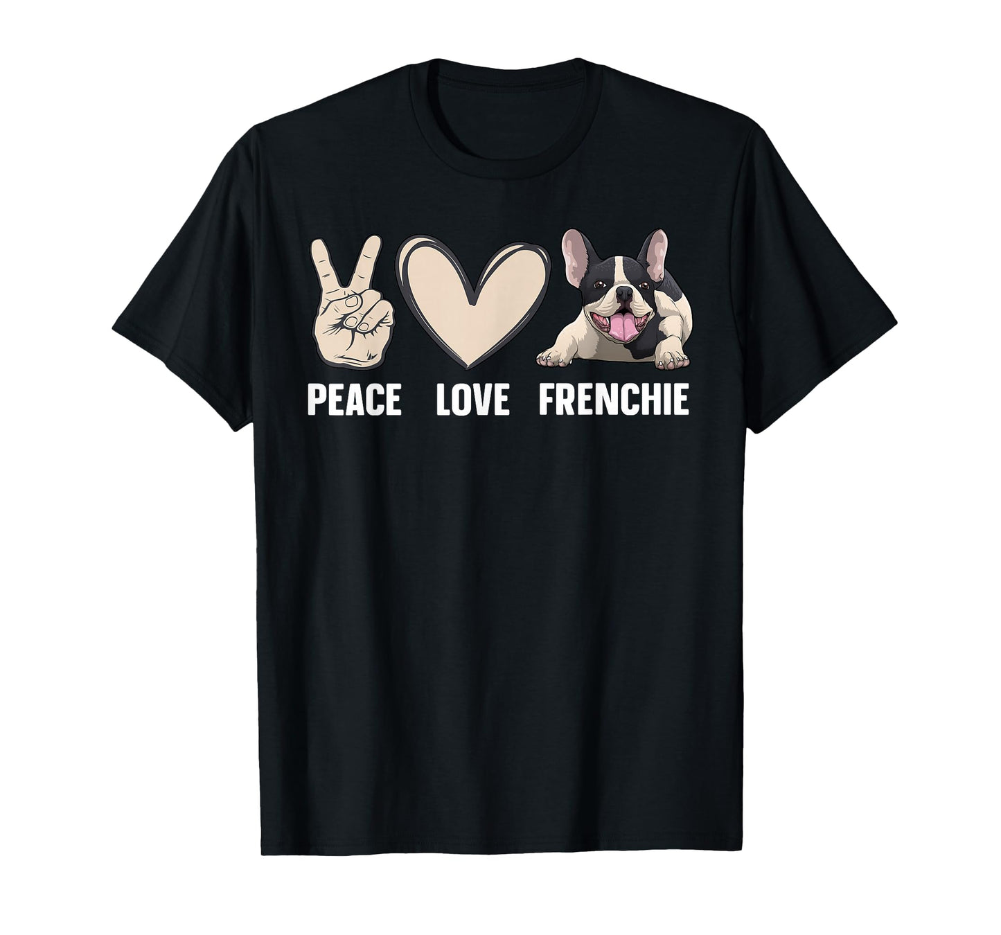 Cool French Bulldog Art for Men Women Kids Frenchie Lover T-Shirt