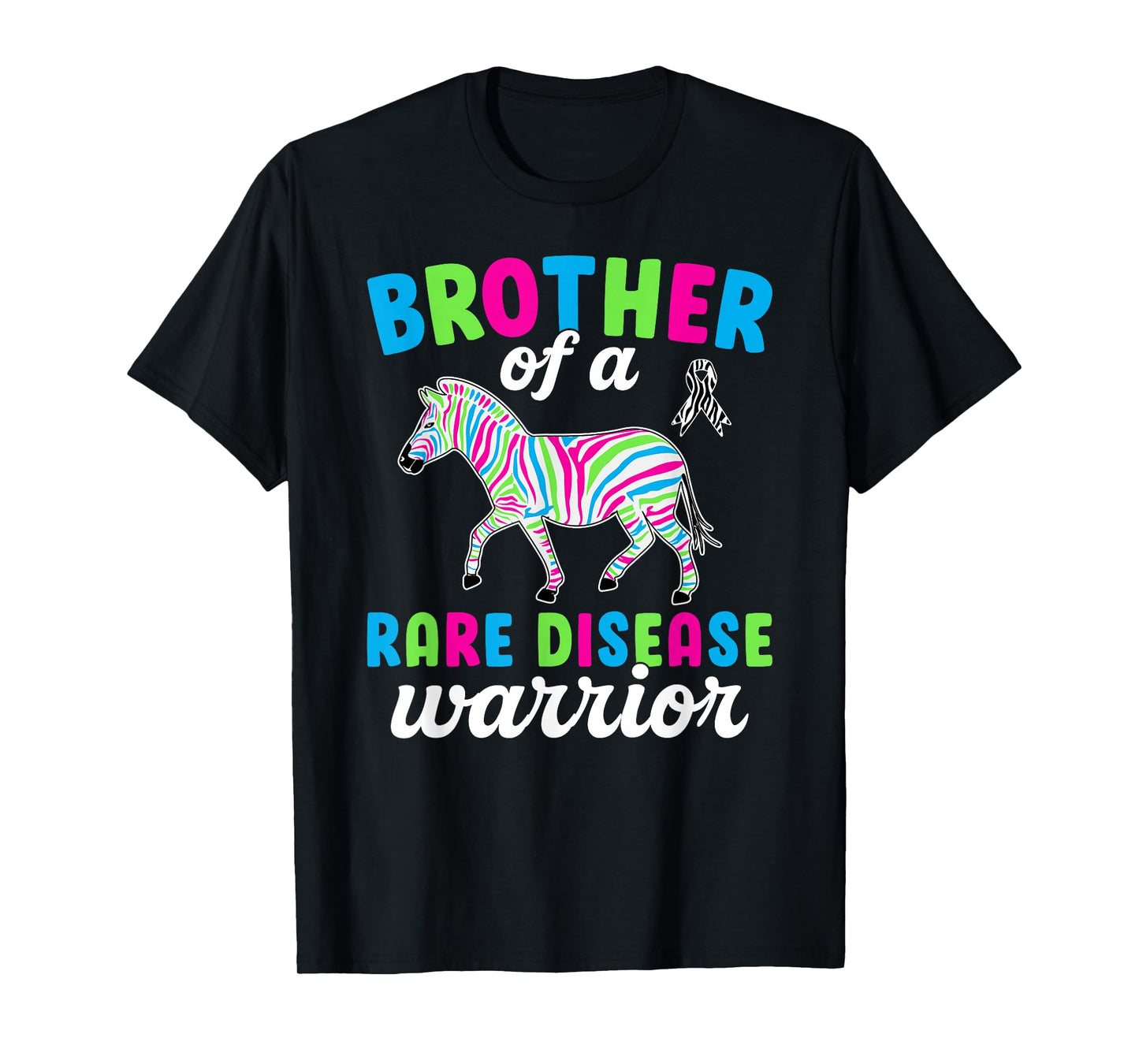 Brother of A Rare Disease Warrior Rare Disease Awareness T-Shirt