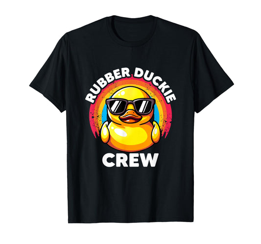 Rubber Duckie Crew I Love Ducks Lovers Funny Rubber Duck T-Shirt
