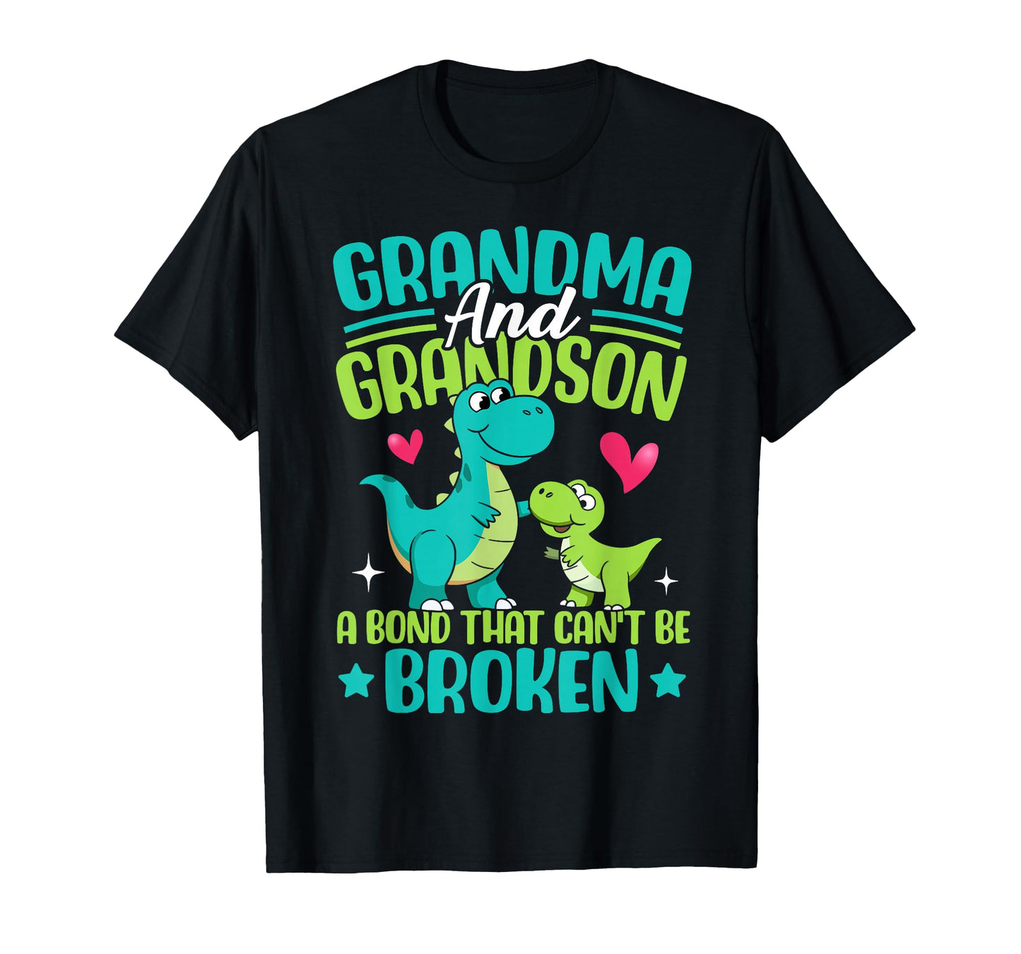 Grandma And Grandson A Bond That Can't Be Broken Dinosaur T-Shirt