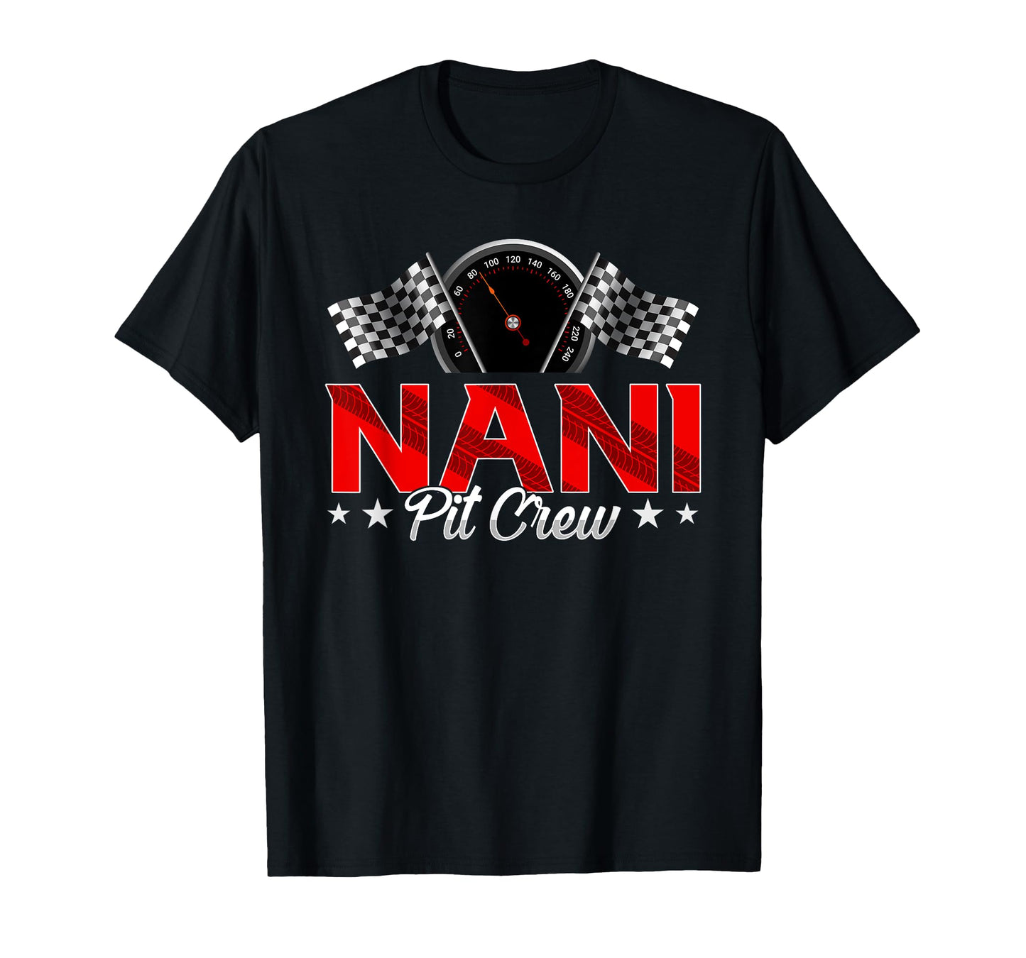 Race Car Birthday Party Racing Family Nani Pit Crew T-Shirt