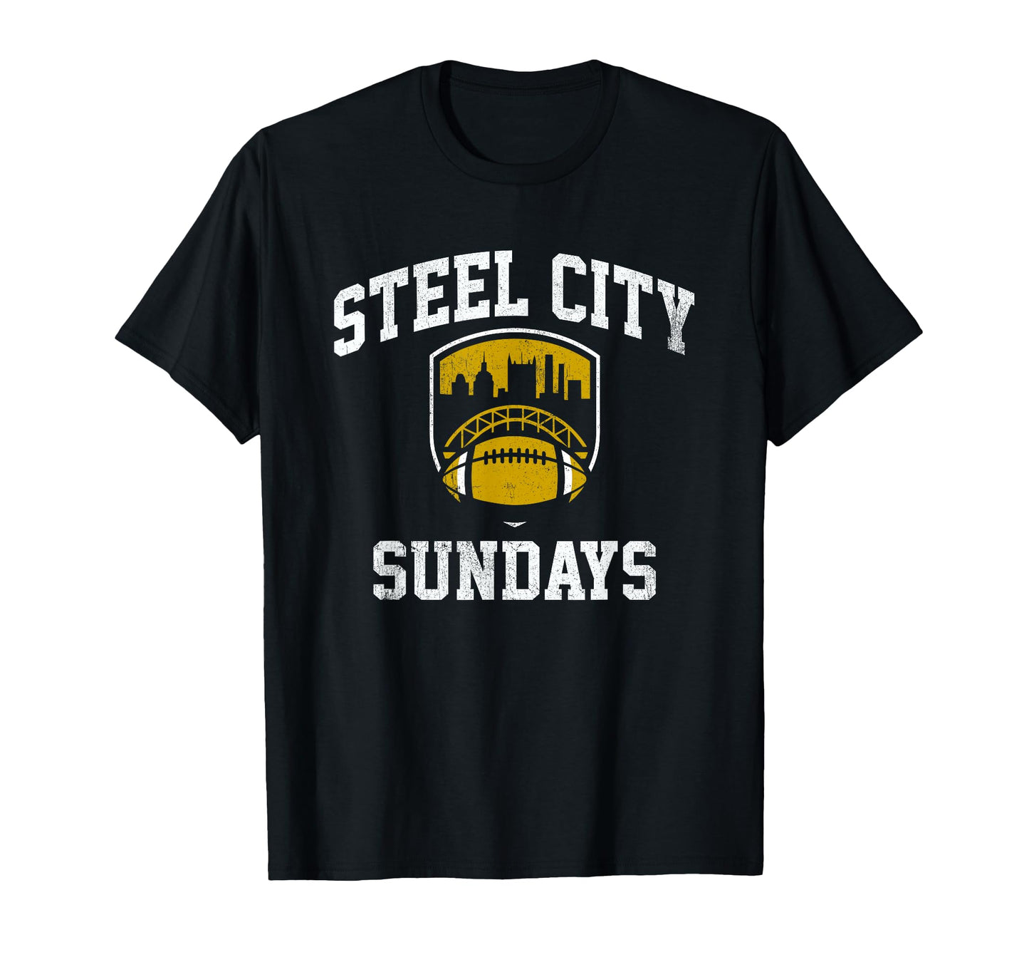 Steel City Sundays Football Pittsburgh Game Day Home Team T-Shirt