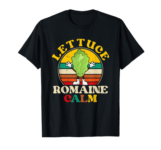 Vegan Lettuce Romaine Calm Vegetarian Funny Women T-Shirt