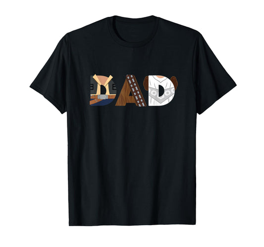 Star Wars Han Solo Chewbacca Leia Dad Father’s Day Birthday T-Shirt