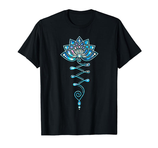 Lotus Flower Unalome Yoga Meditation Awareness Zen T-shirt T-Shirt