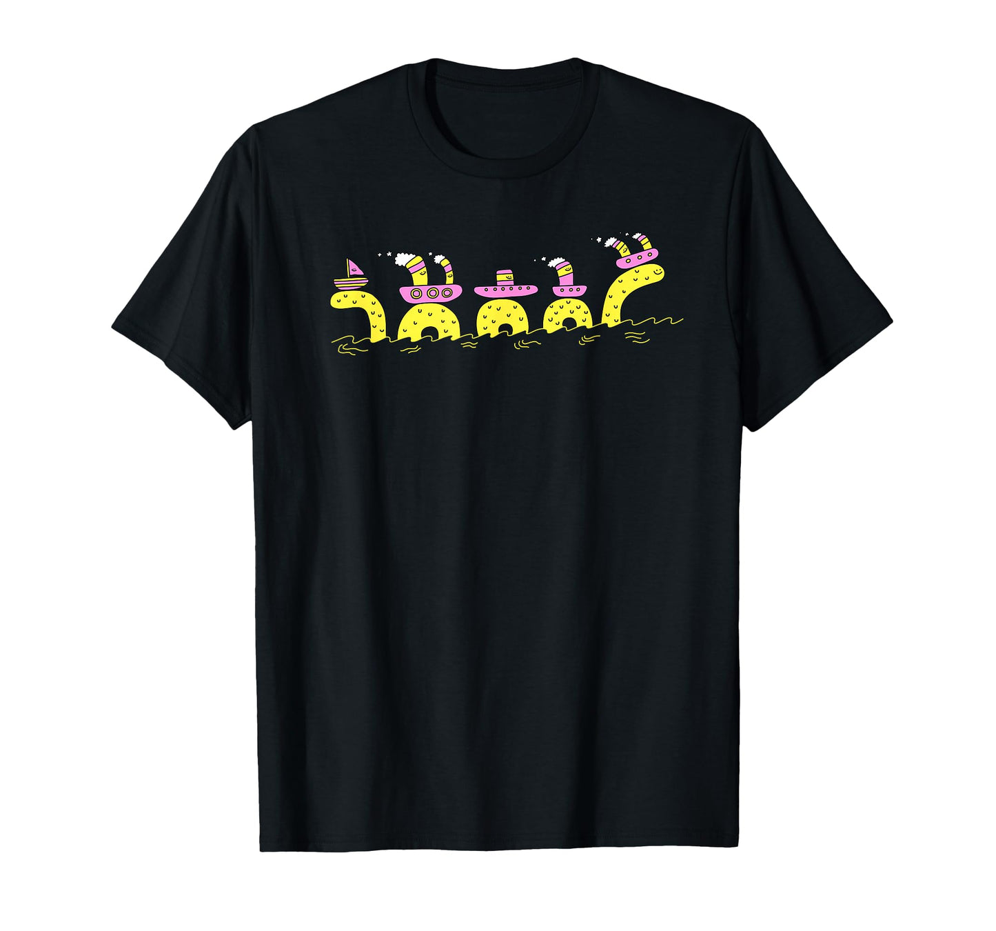 Threadless Porky Roebuck Lochness Monster Graphic T-Shirt