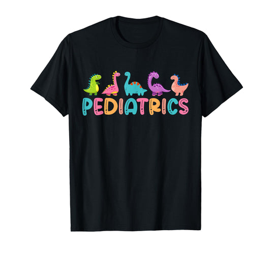 Pediatrics Dinosaurs Peds Nurse Crew Appreciation Pediatric T-Shirt