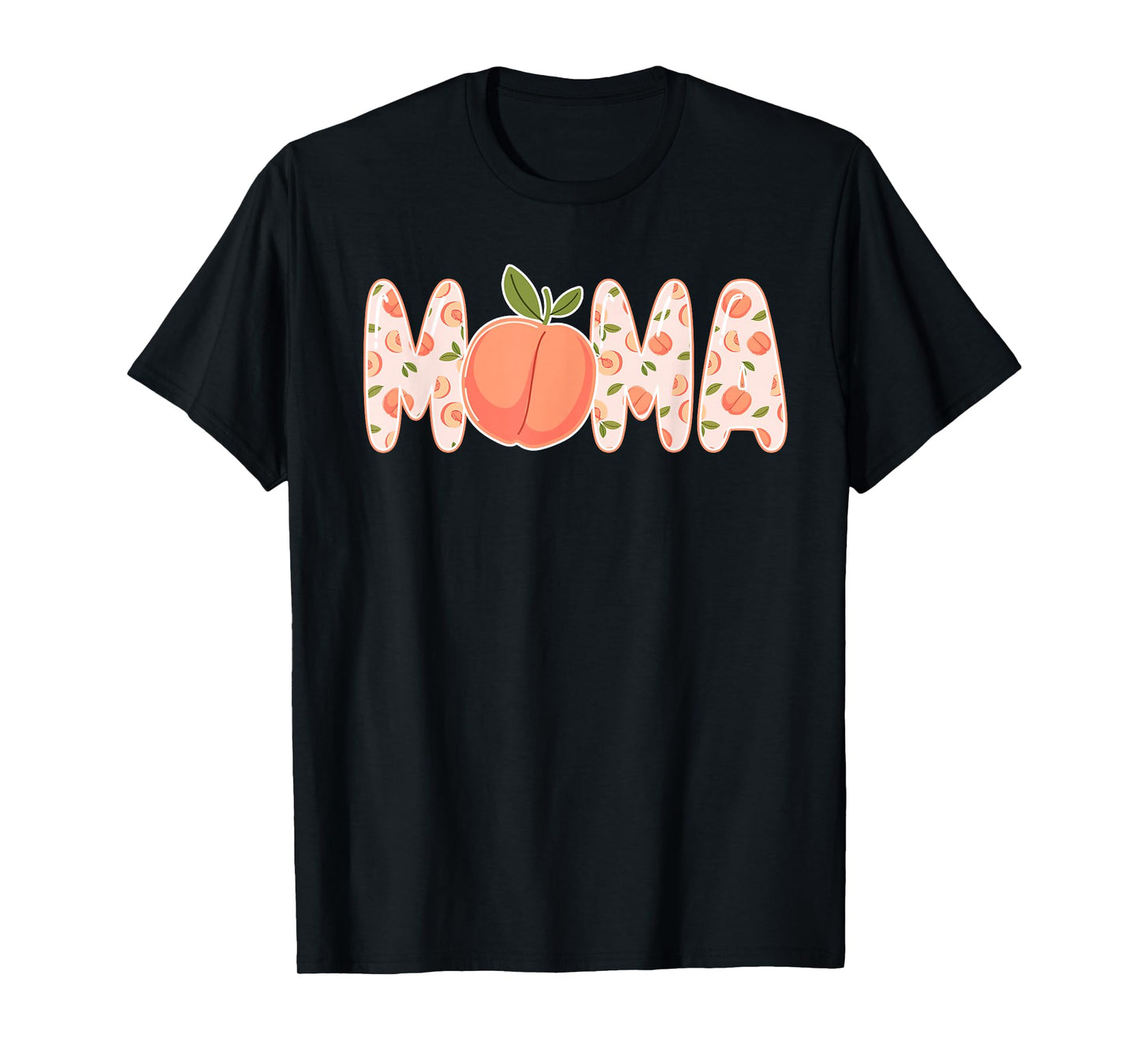 Mama Peach First Bday One Sweet Peach Family Matching T-Shirt
