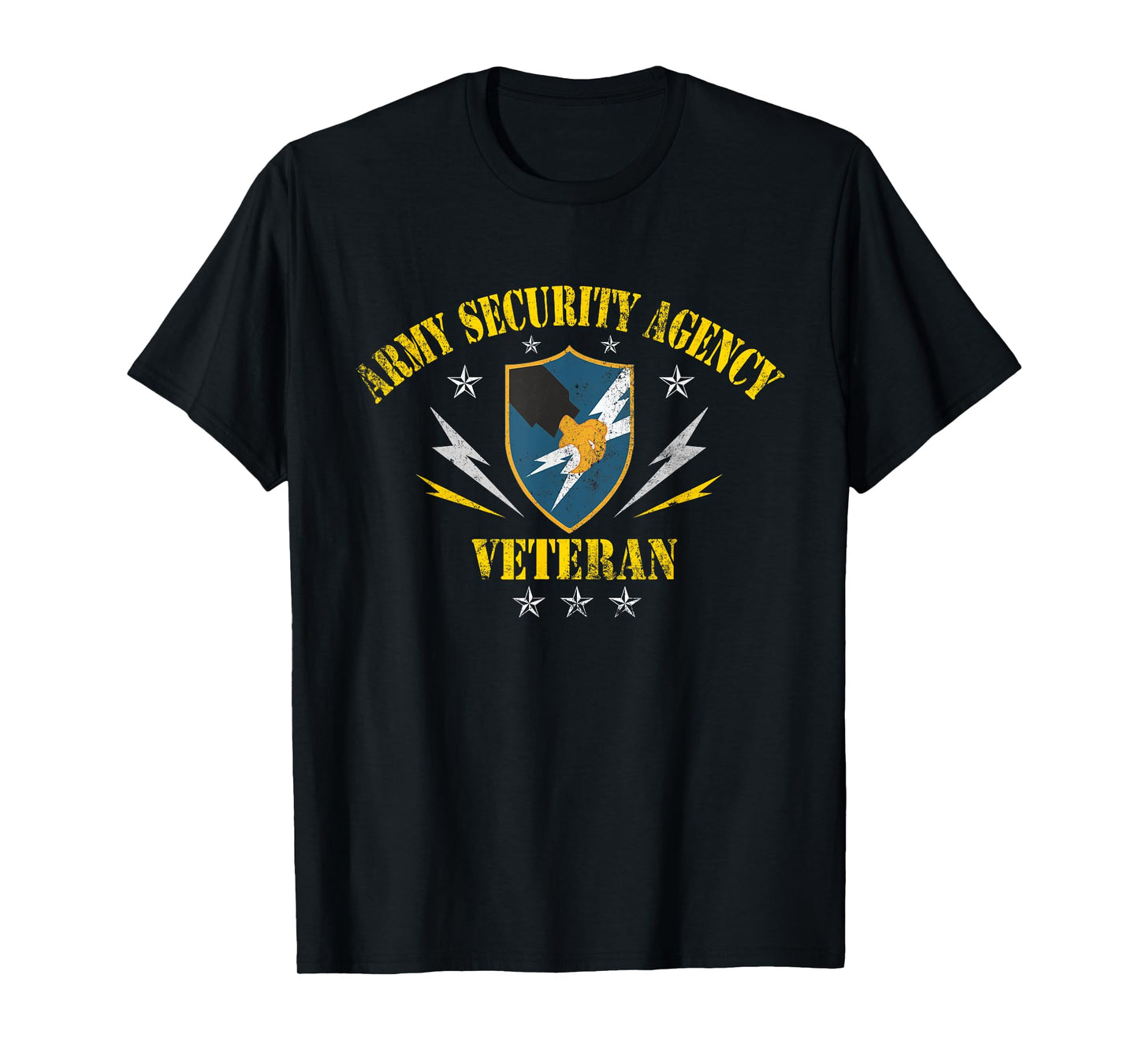Military USA Security Agency Veteran for Men Women Patriotic T-Shirt