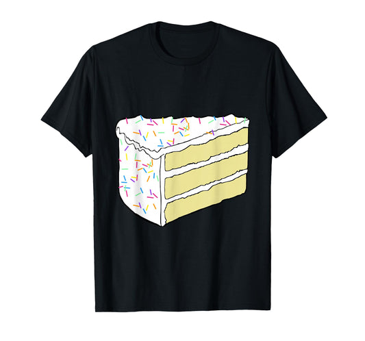 White Vanilla Cake Halloween Costume Food Dress Up Cosplay T-Shirt
