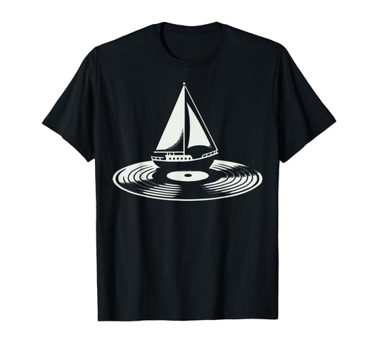 Vinyl Record Lover Yacht Rock 80s Retro Style Music Rock T-Shirt