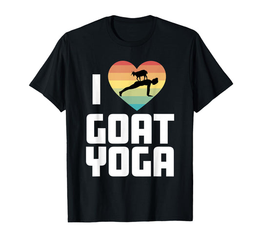 Goat Yoga Funny Meditation Zen Namaste I love Goat Yoga T-Shirt