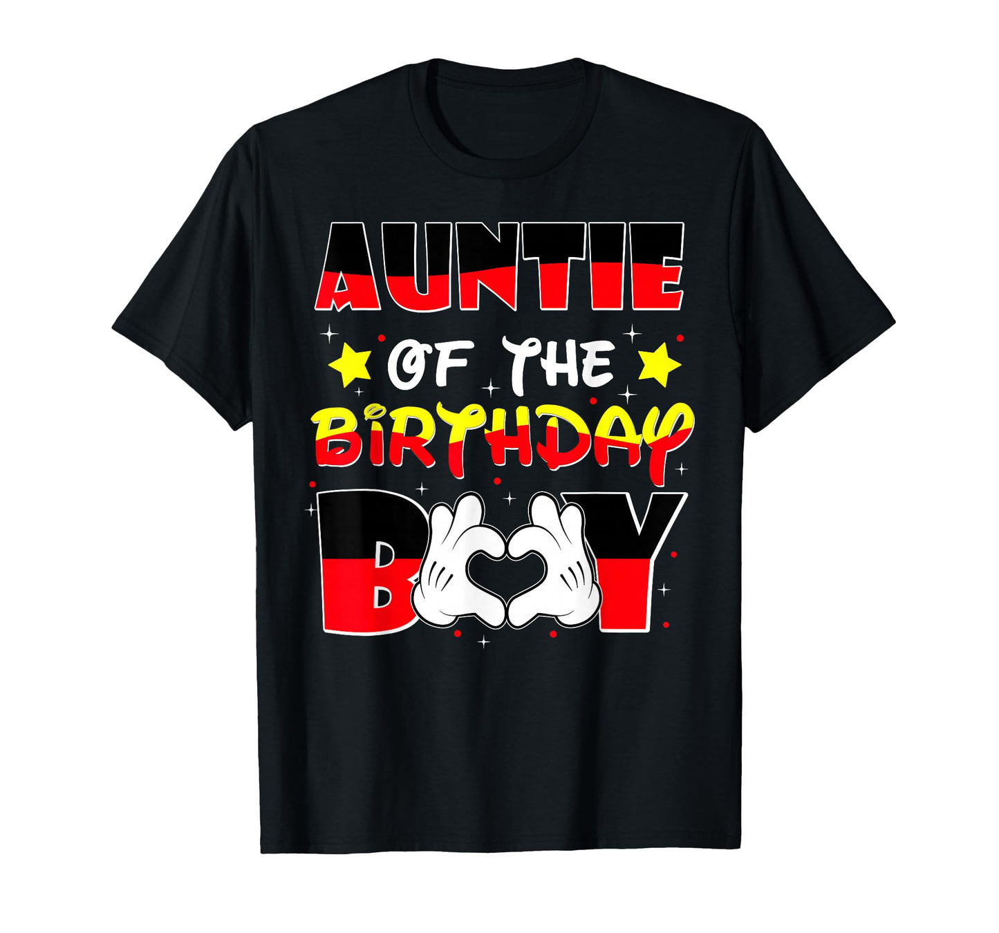 Auntie of The Birthday Boy Shirt Matching Nephew Family Bday T-Shirt