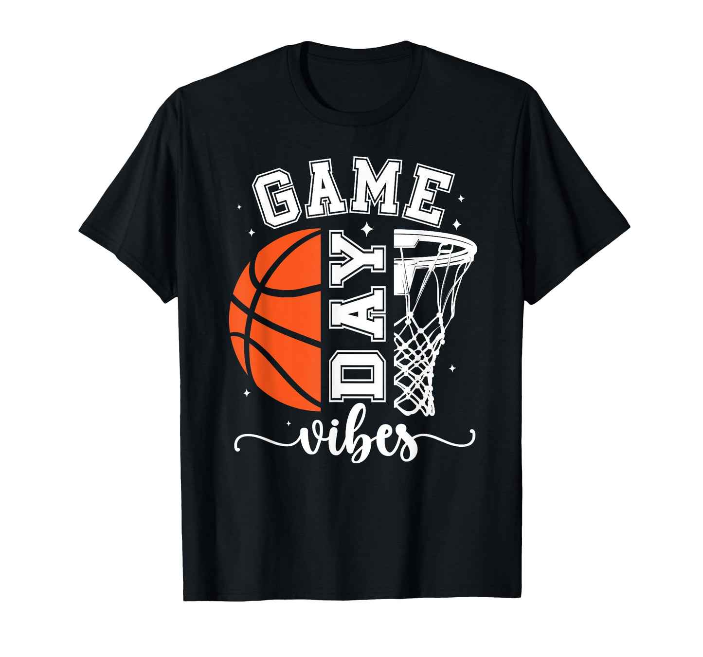 Basketball Game Day Vibes Game Day Basketball T-Shirt