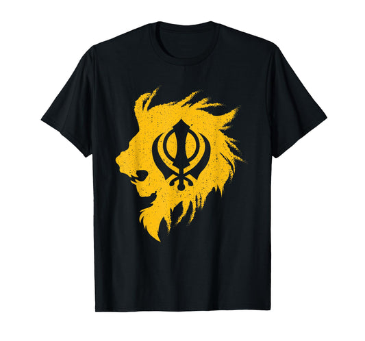 Khanda lion kaur - punjabi - sikhism sikh gift T-Shirt