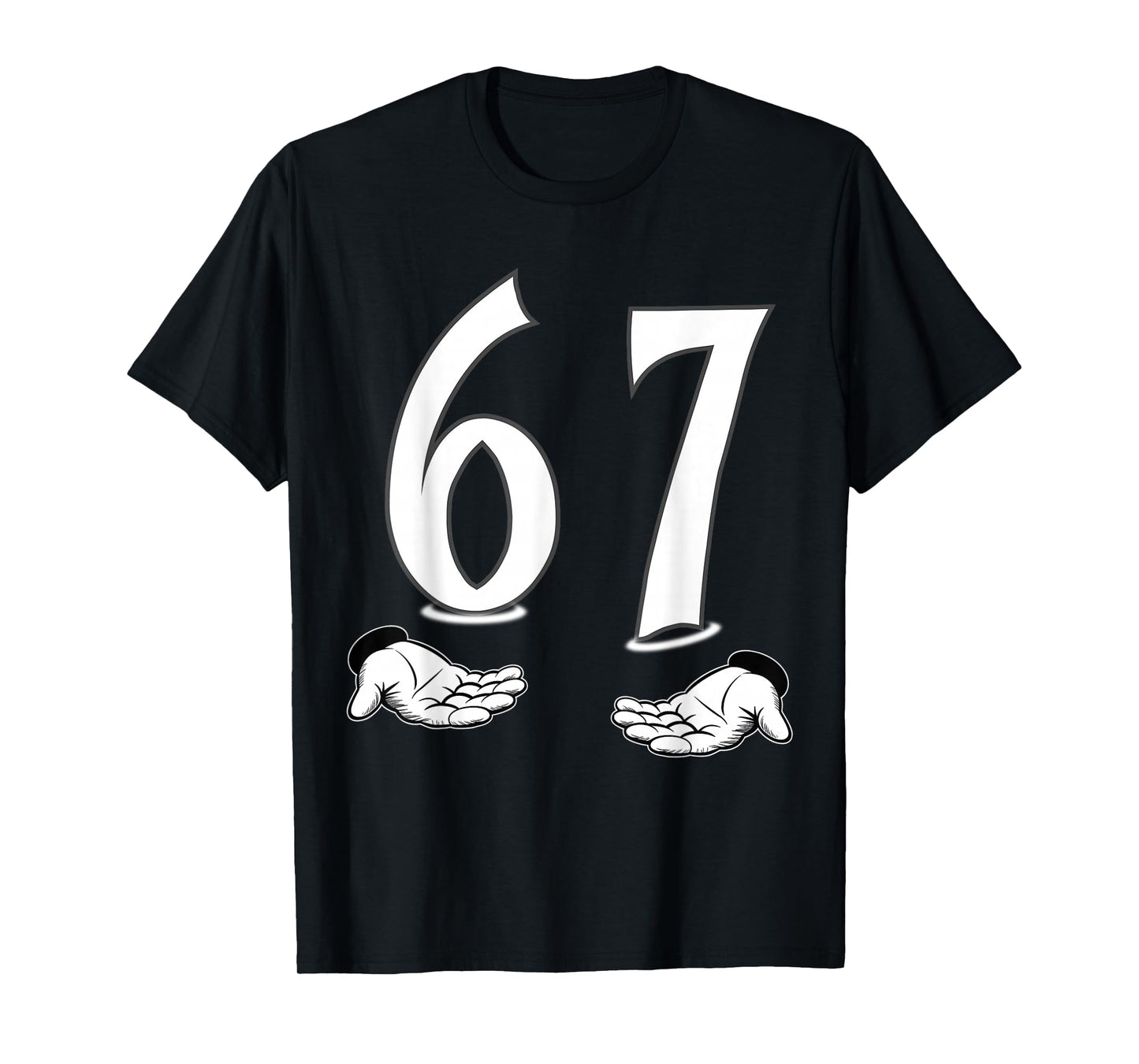 Funny Six Seven 6 7 Meme Gen Alpha Slang six Seven 67 T-Shirt