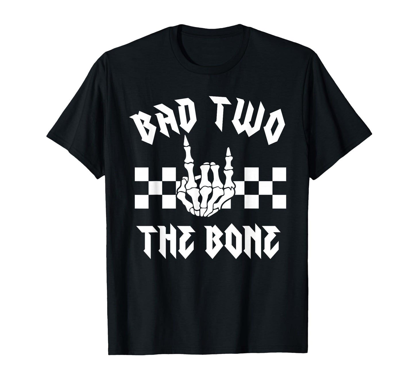 Bad Two The Bone Party Decorations Boy Girl 2nd Birthday T-Shirt
