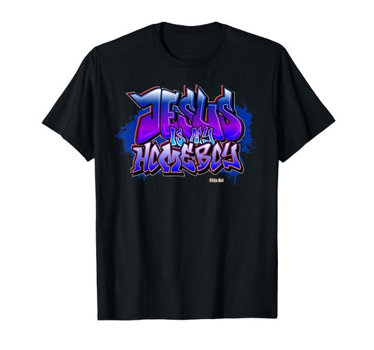 Flite Boi - Jesus is My Homeboy Graffiti Graphic Unisex T-Shirt