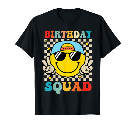 Birthday Squad for Men Women Kids Funny Birthday Matching T-Shirt