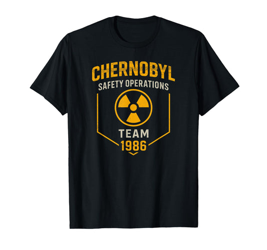 Nuclear Power Plant, Chernobyl Safety Operations Team 1986 T-Shirt