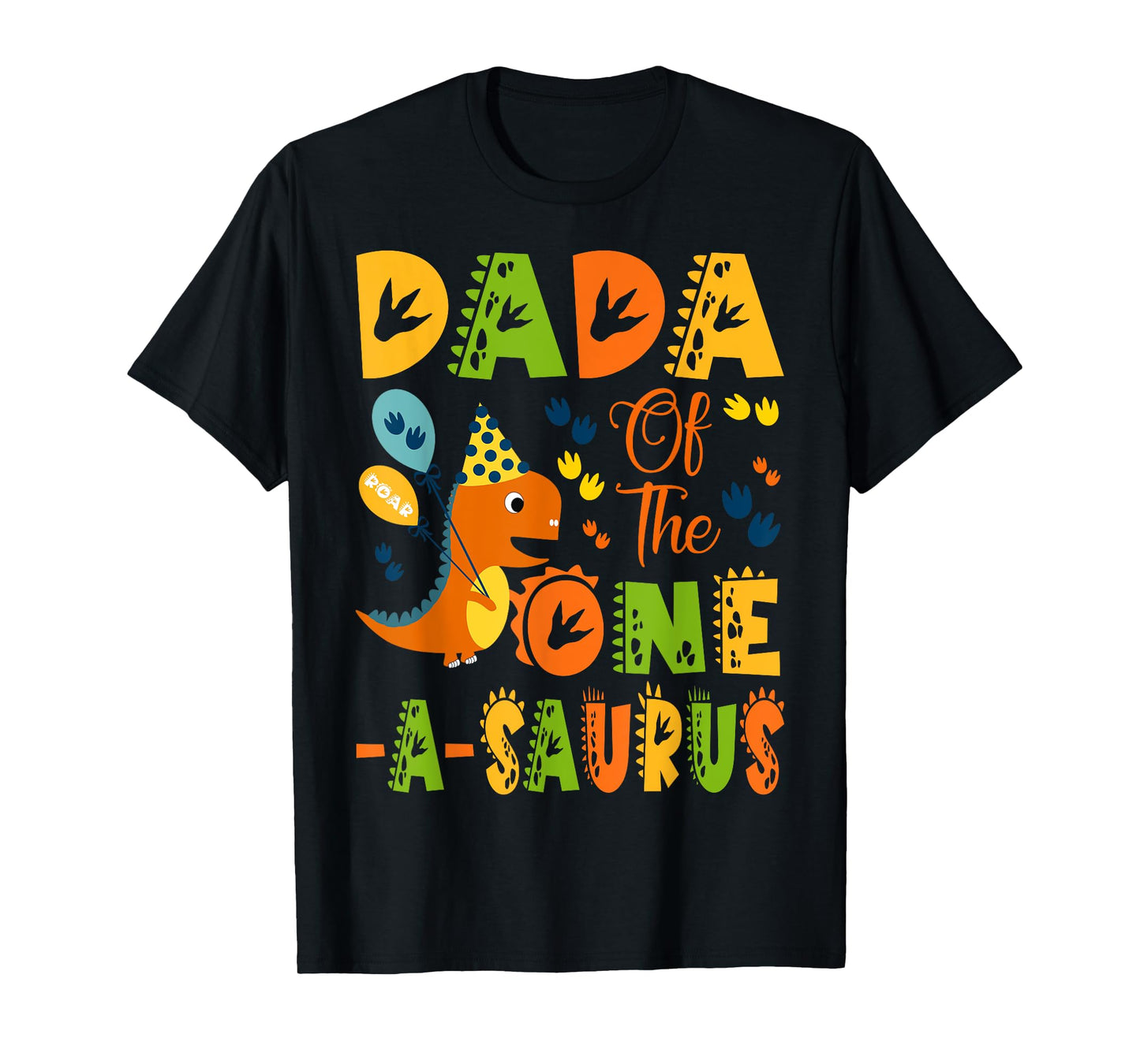 Dada of The One-A-Saurus 1St Birthday Dinosaur Party T-Shirt