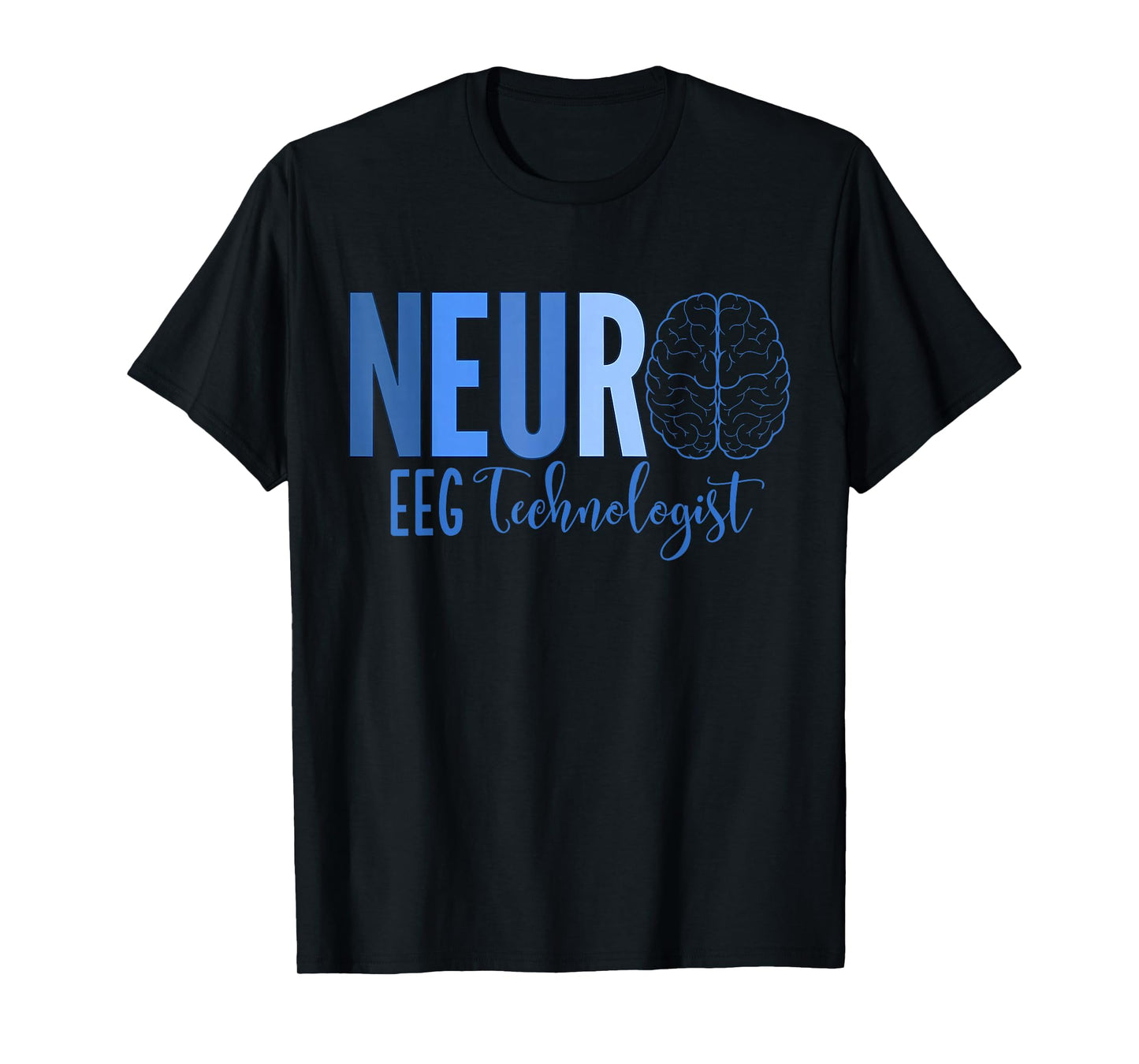 Retro Neuro EEG Technologist Anatomy Brain Neurology Nursing T-Shirt