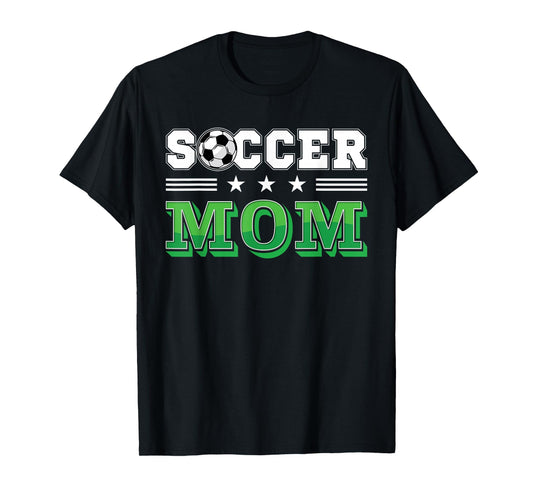 Soccer Mom Mother Family Matching Birthday Team Supporter T-Shirt