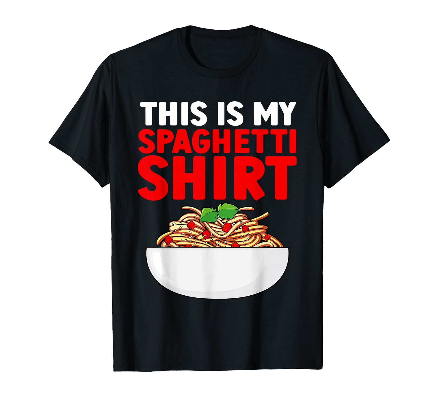 Cute Spaghetti Art For Men Women Kids Pasta Spaghetti Lover T-Shirt