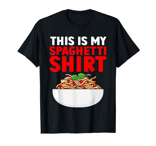Cute Spaghetti Art For Men Women Kids Pasta Spaghetti Lover T-Shirt