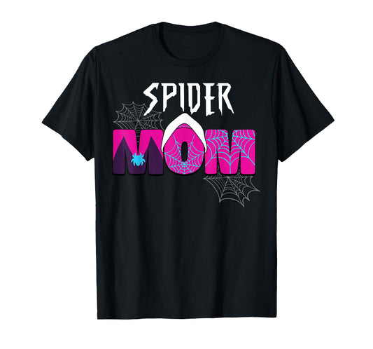 Funny Spider Mom Mother's Day Matching Family Birthday T-Shirt