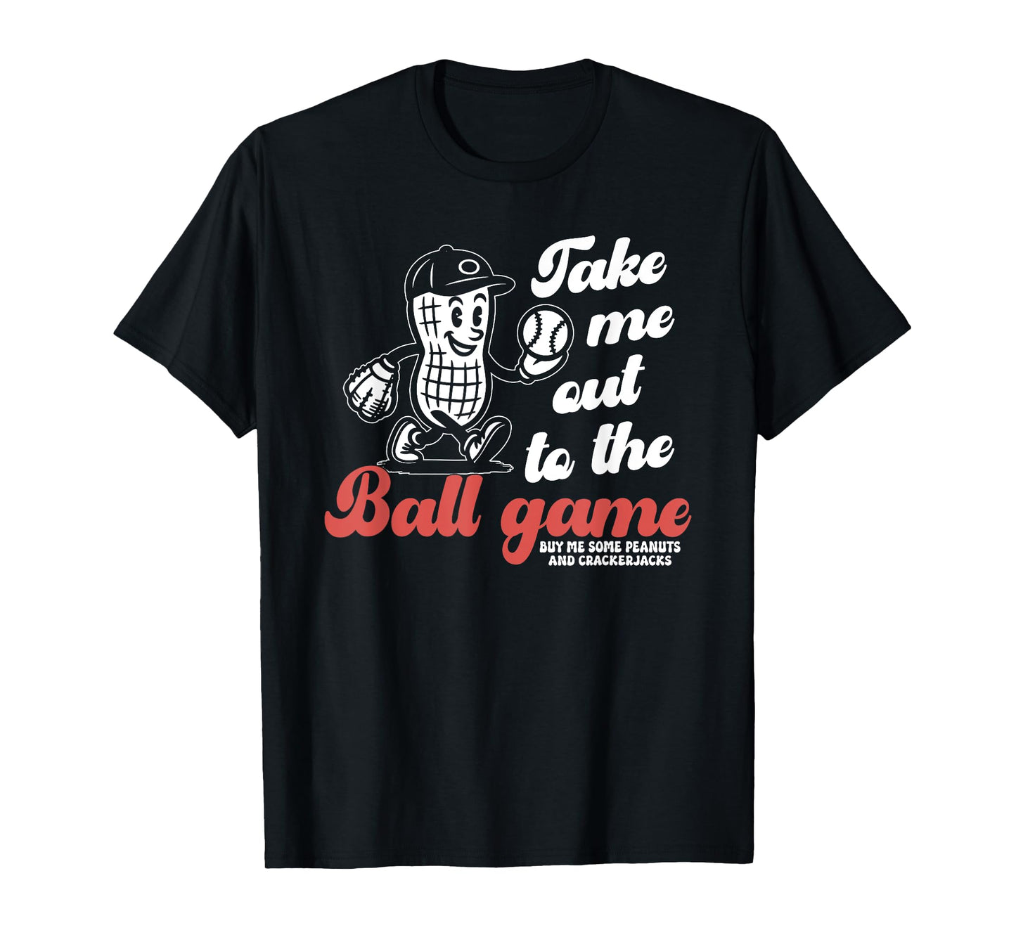 Take Me Out To The Ball Game, Retro Baseball T-Shirt