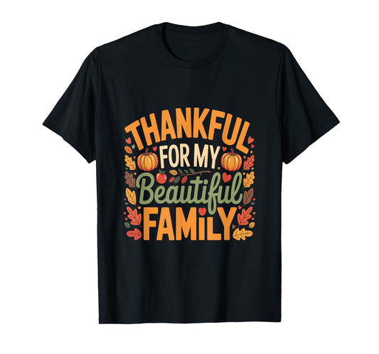 Family Thanksgiving Shirts Pumpkin Shirts for Women Men T-Shirt