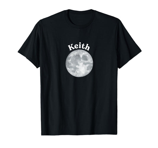 Keith (with a picture of a moon) T-Shirt