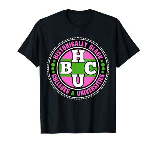 HBCU Pink And Green Historically Black College University T-Shirt