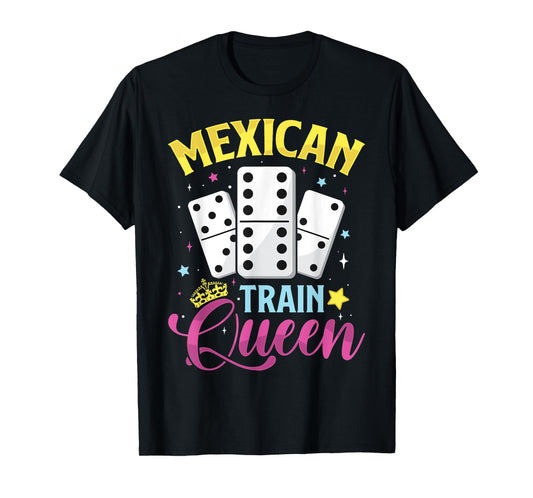 Mexican Train Master Domino Player Dominoes Lover Tile Game T-Shirt
