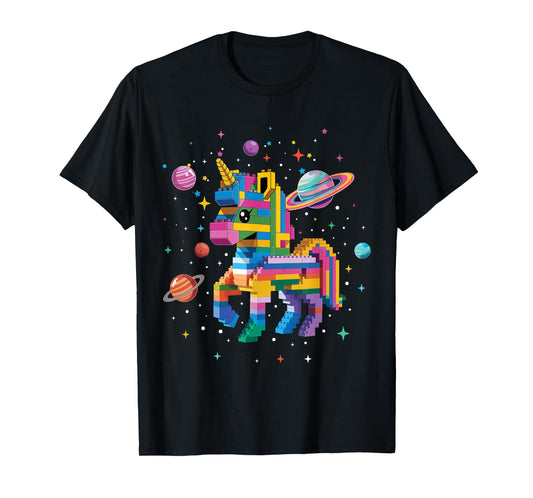 Unicorn Brick Master Builder Block Building Brick Builder T-Shirt
