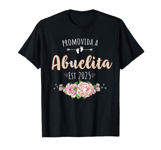 Promovida A Abuelita 2025 Spanish Pregnancy announcement T-Shirt