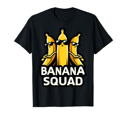 Banana Squad Funny Fruit Banana Lover Team Banana Crew T-Shirt