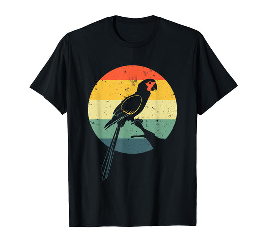 Cool Parrot Art for Men Women Girls Parrot Bird Lovers T-Shirt
