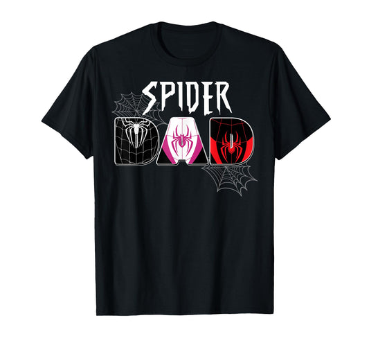 Mens Spider Dad Design Father's Day Matching Family Birthday T-Shirt
