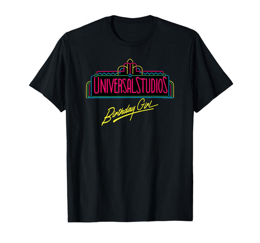 Universal Studios Marquee Birthday Girl T-Shirt
