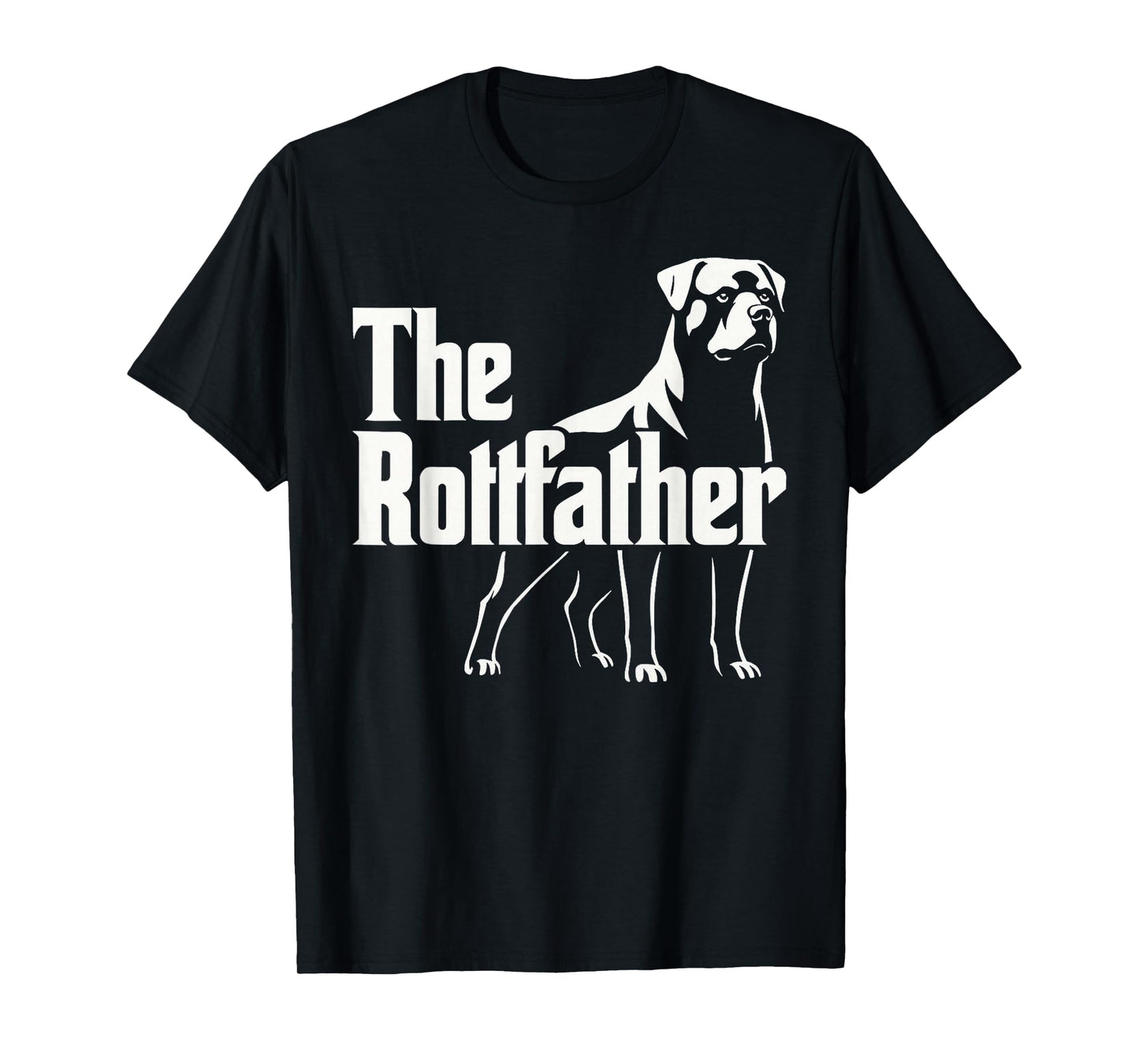 Funny Dog Owner Dad Rottweiler The RottFather T-Shirt