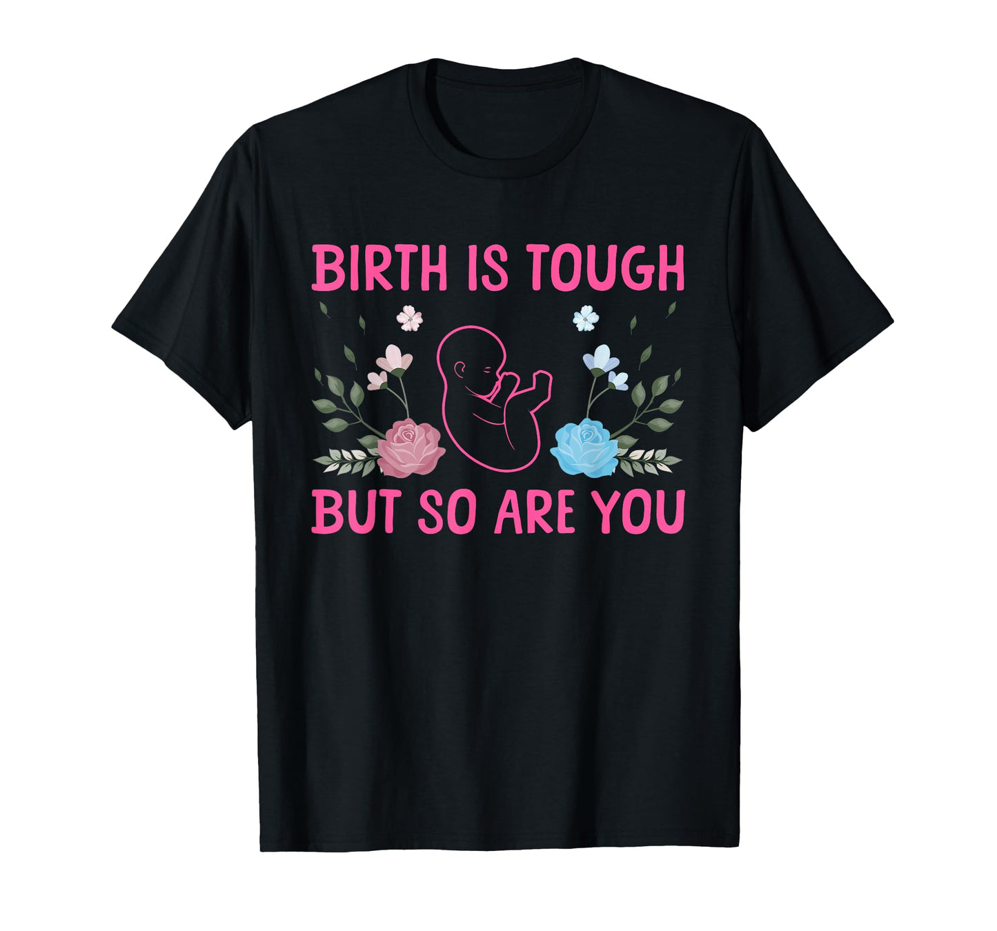 Best Doula Art for Women Girls Birth Worker Midwife Doula T-Shirt