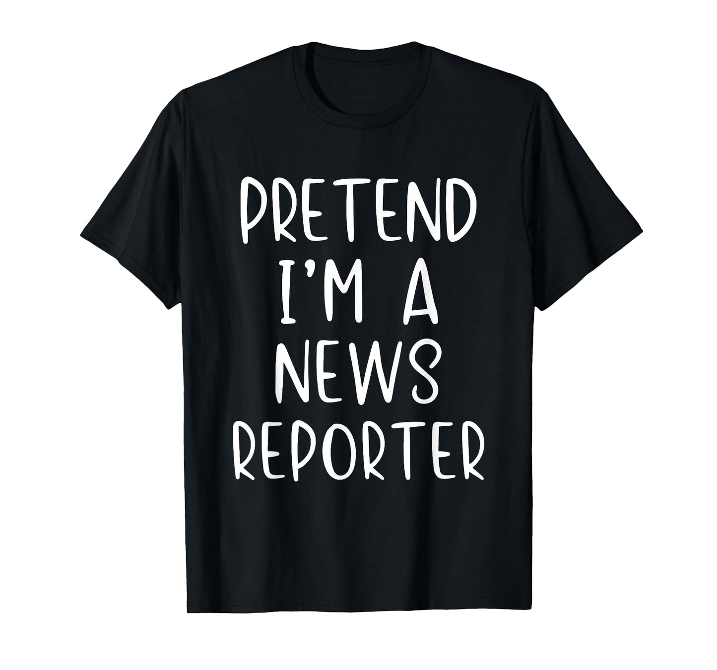 Pretend I'm A News Reporter Costume Halloween Simple Kid T-Shirt