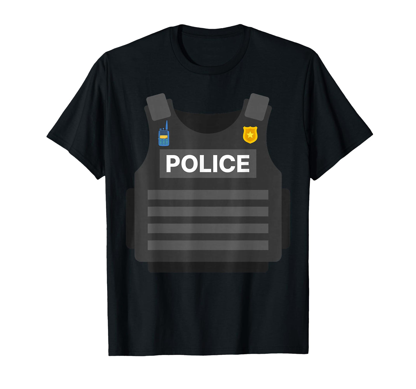 Halloween Policeman Costume Halloween Police Officer Costume T-Shirt