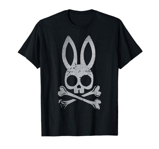 Jolly Roger Bunny Skull Crossbones Men Women Kids T-Shirt
