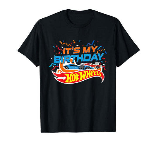Kids Hot Wheels It's My Birthday Confetti T-Shirt